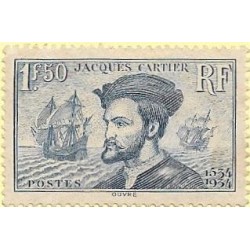 France 1934 - Jacques Cartier 1f50 lilas Y&T N°297 (*)